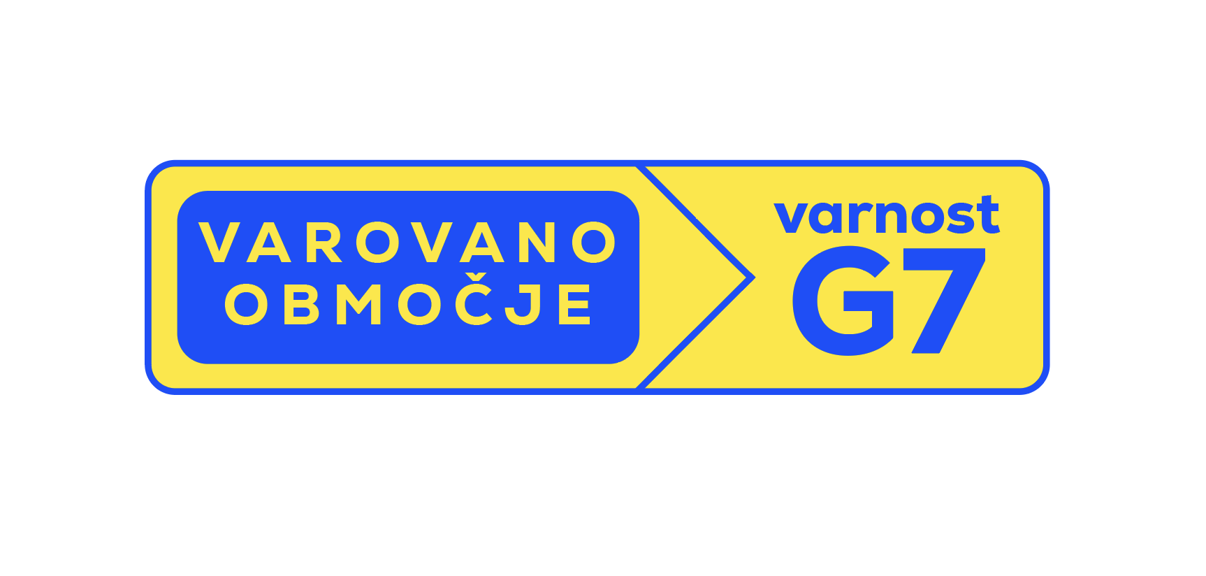 nalepka varovano območje 2